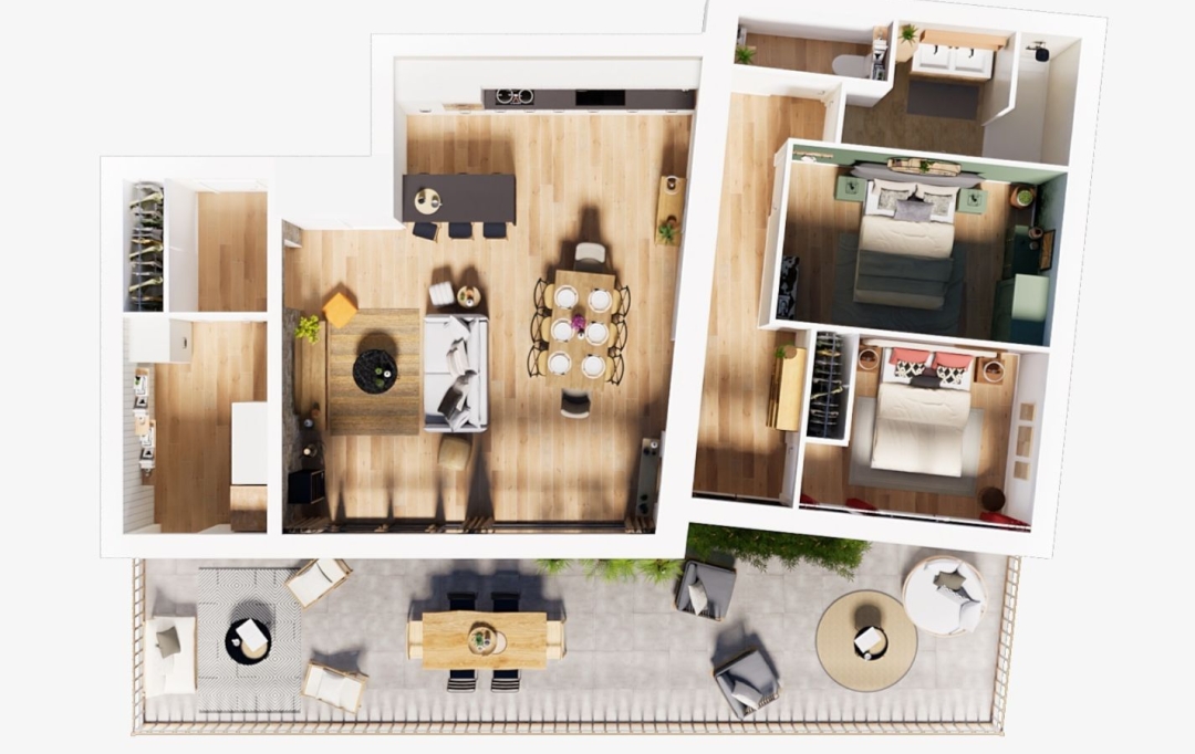 ICI-TERRAINS : Appartement | PAU (64000) | 85 m2 | 58 500 € 
