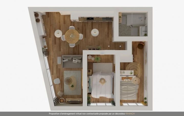 ICI-TERRAINS : Appartement | MARSEILLE (13001) | 60 m2 | 99 900 € 